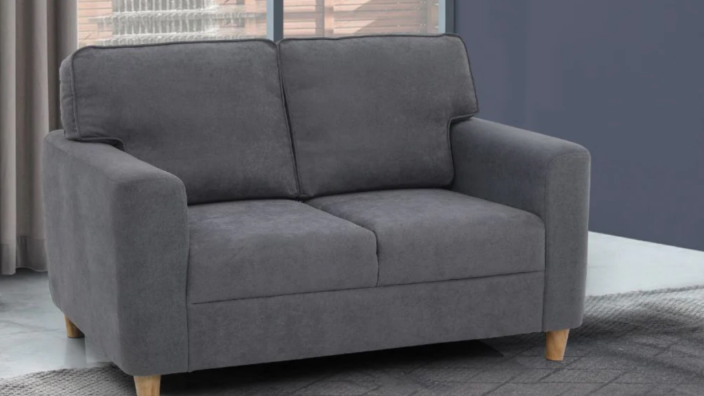 The Perfect Blend of Style and Comfort Grey 2-Seater Sofa for Your Living Space