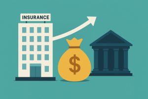 Insurance companies expanding fund lending services, financial growth, and investment concepts